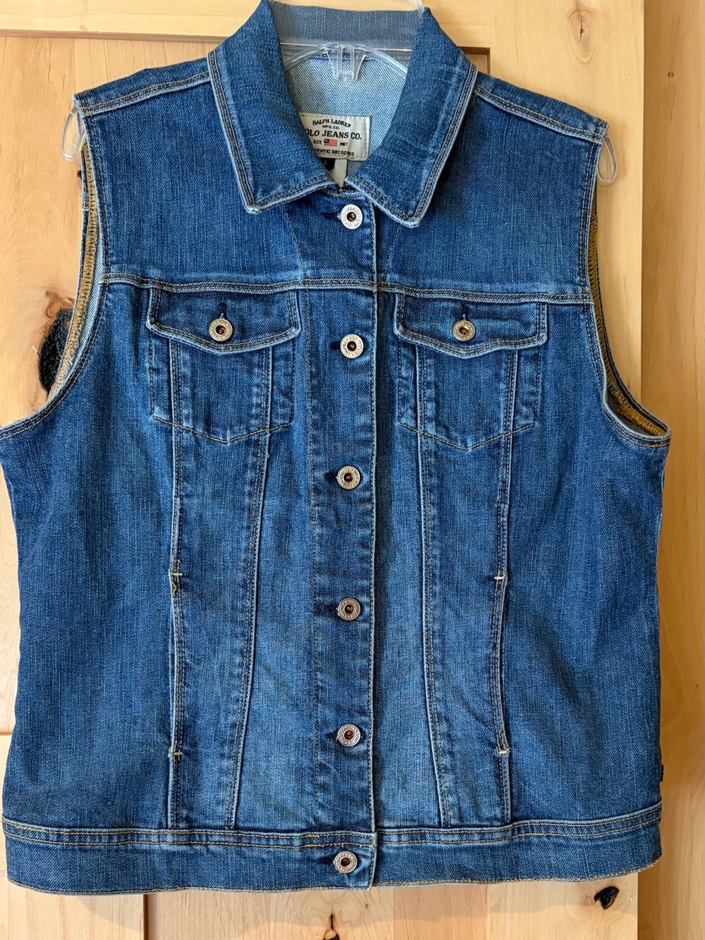 Ralph Lauren denim vest L